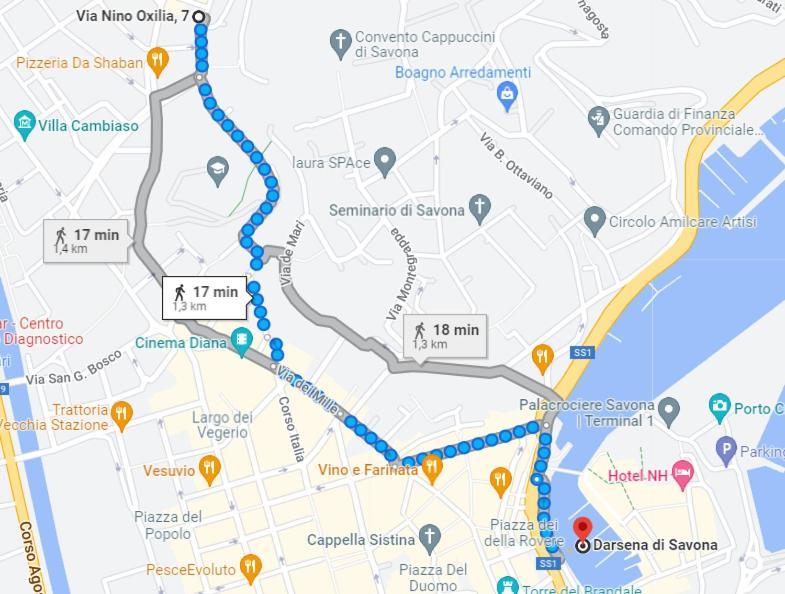 Appartamento Con Ac-Wi-Fi- Centro A 7 Min 萨沃纳 外观 照片