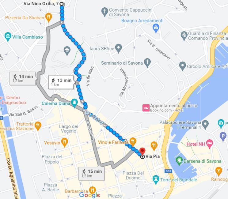 Appartamento Con Ac-Wi-Fi- Centro A 7 Min 萨沃纳 外观 照片